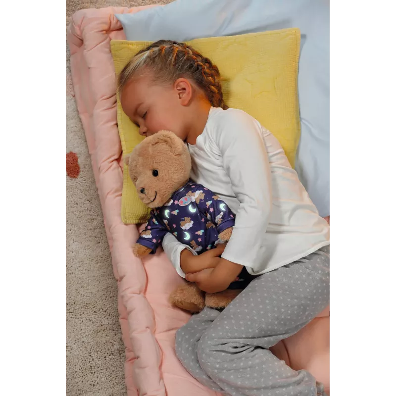 BABY born Teddy pyžamo Glow in the Dark, kombinéza pre bábiky, 1 rok