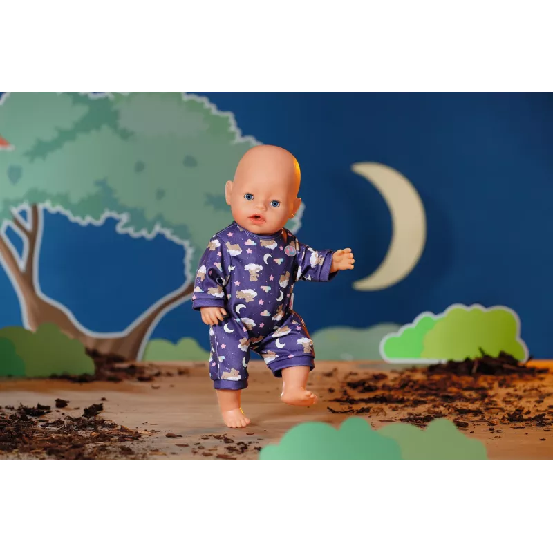 BABY born Teddy pyžamo Glow in the Dark, kombinéza pre bábiky, 1 rok