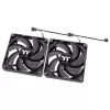 THERMALTAKE PC ventilátor - CT140 - 14 cm - čierny - balenie 2 ks