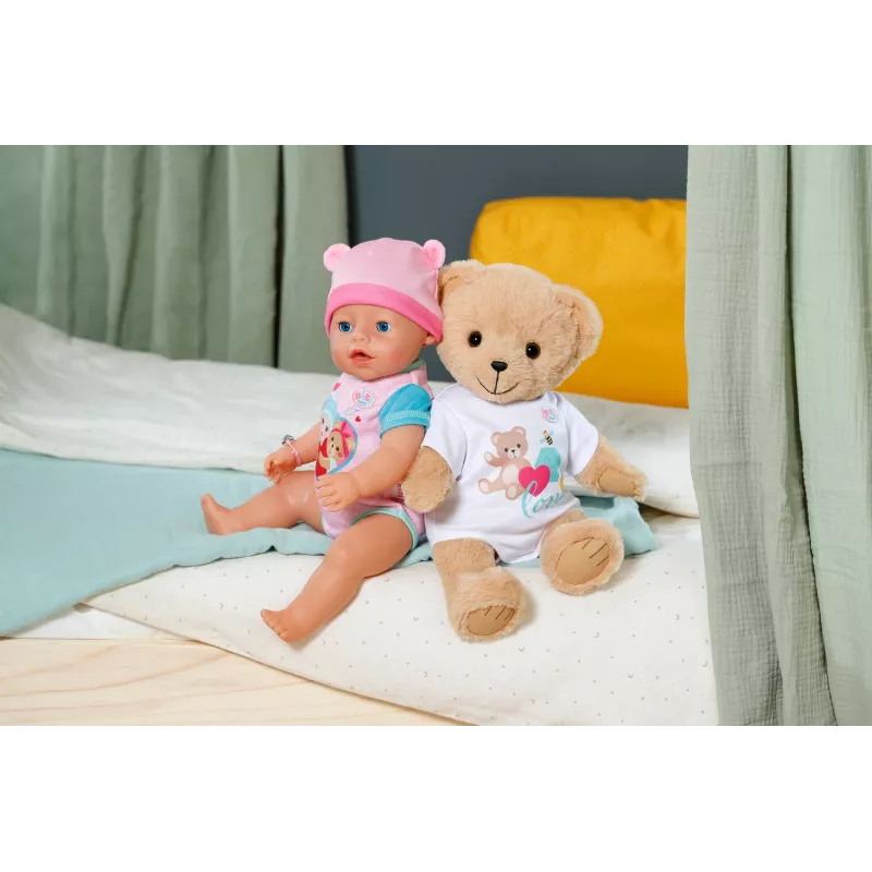 Plušová hračka zapf creation BABY born Singing Teddy 837962 — plušový spievajúci medvedík pre bábiky