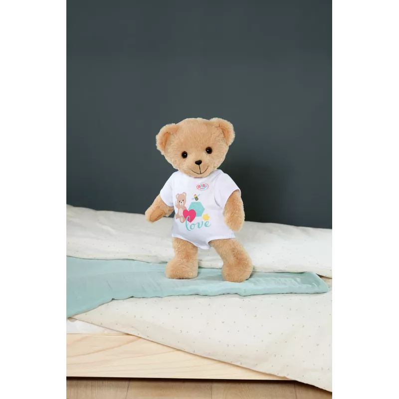 Plušová hračka zapf creation BABY born Singing Teddy 837962 — plušový spievajúci medvedík pre bábiky