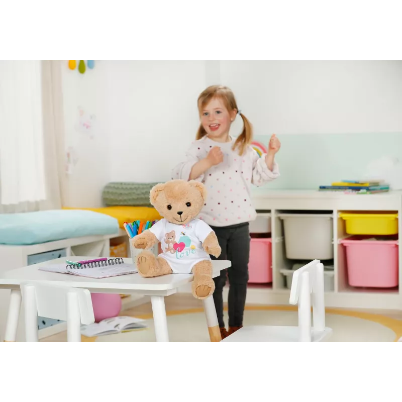 Plušová hračka zapf creation BABY born Singing Teddy 837962 — plušový spievajúci medvedík pre bábiky
