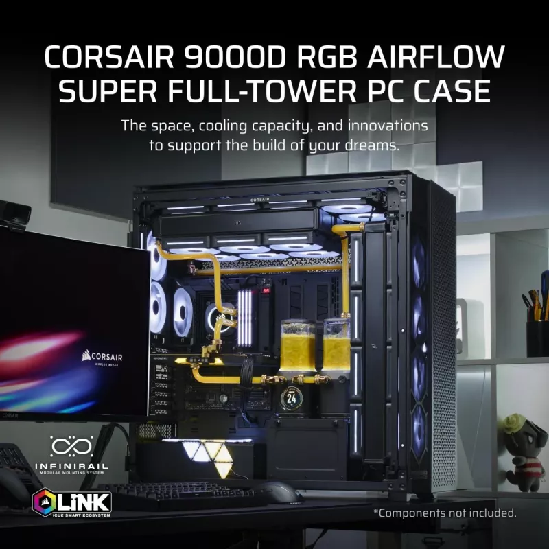CORSAIR PC skriňa – 9000D RGB Airflow Super Full-Tower