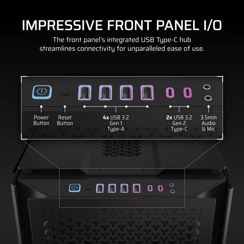 CORSAIR PC skriňa – 9000D RGB Airflow Super Full-Tower