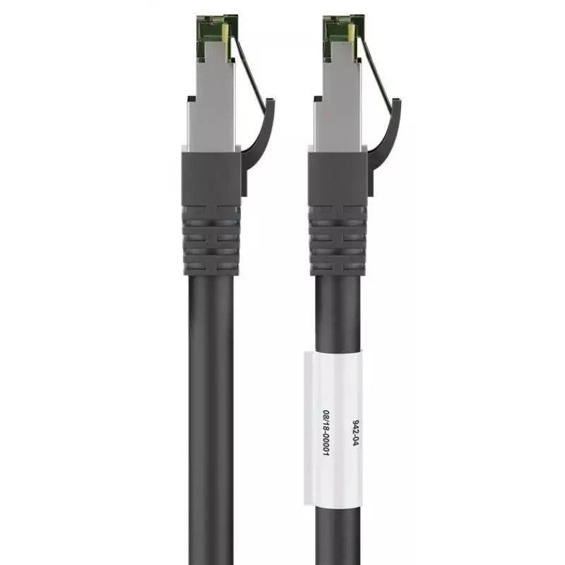 Sieťový kábel Wentronic 66719 Cat8.1 S/FTP 0,25 m čierny