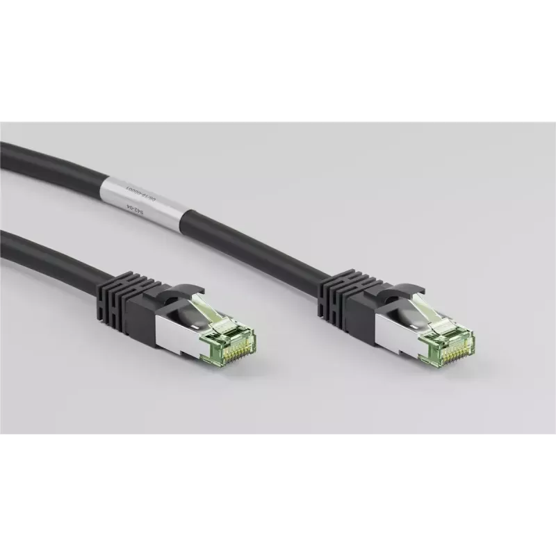 Sieťový kábel Wentronic 66719 Cat8.1 S/FTP 0,25 m čierny