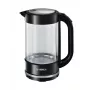 Elektrická rýchlovarná kanvica Bosch TWK70B03 1,7 l, 2400 W, sklenené telo, čierna/transparentná