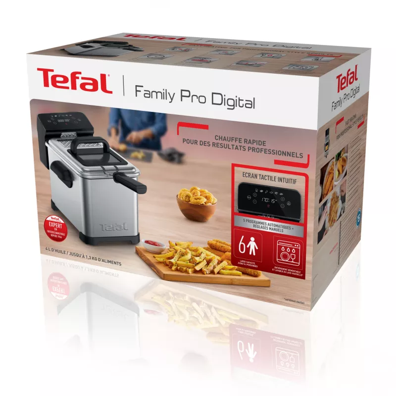 Tefal Family Pro FR507D samostatná 4 l 2400 W fritéza nerezová