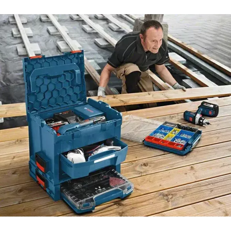 Bosch 1600A002UW vložka L-BOXX pre GDR 18 V-LI MF / GDS 18 V-LI HT, pre L-BOXX 136, čierna