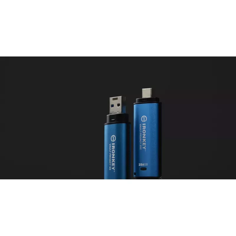 Kingston Technology IronKey 256 GB USB-C Vault Privacy 50C AES-256 šifrovaný, FIPS 197