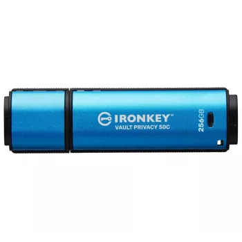 Kingston Technology IronKey 256 GB USB-C Vault Privacy 50C AES-256 šifrovaný, FIPS 197