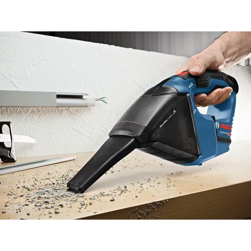 Bosch GAS 12V Professional ručný vysávač čierna, modrá, červená bez vrecka