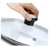 Pokrievka na panvicu Jamie Oliver, Ø 32cm transparentná/nerez
