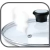 Pokrievka na panvicu Jamie Oliver, Ø 32cm transparentná/nerez