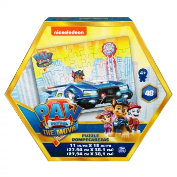 Hry PAW Patrol Vo filme, 48-dielne puzzle pre deti od 4 rokov, Chase