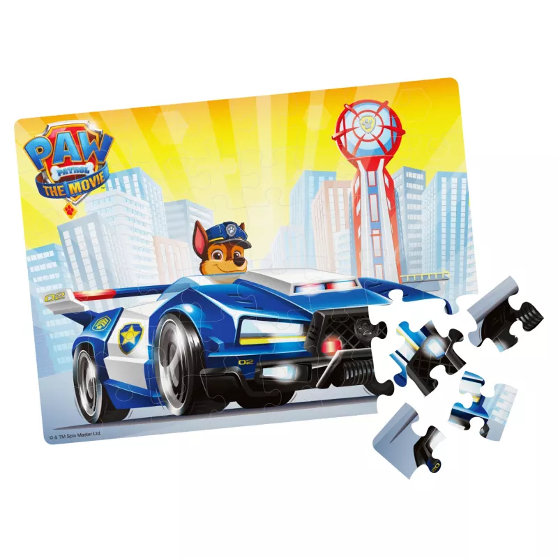 Hry PAW Patrol Vo filme, 48-dielne puzzle pre deti od 4 rokov, Chase