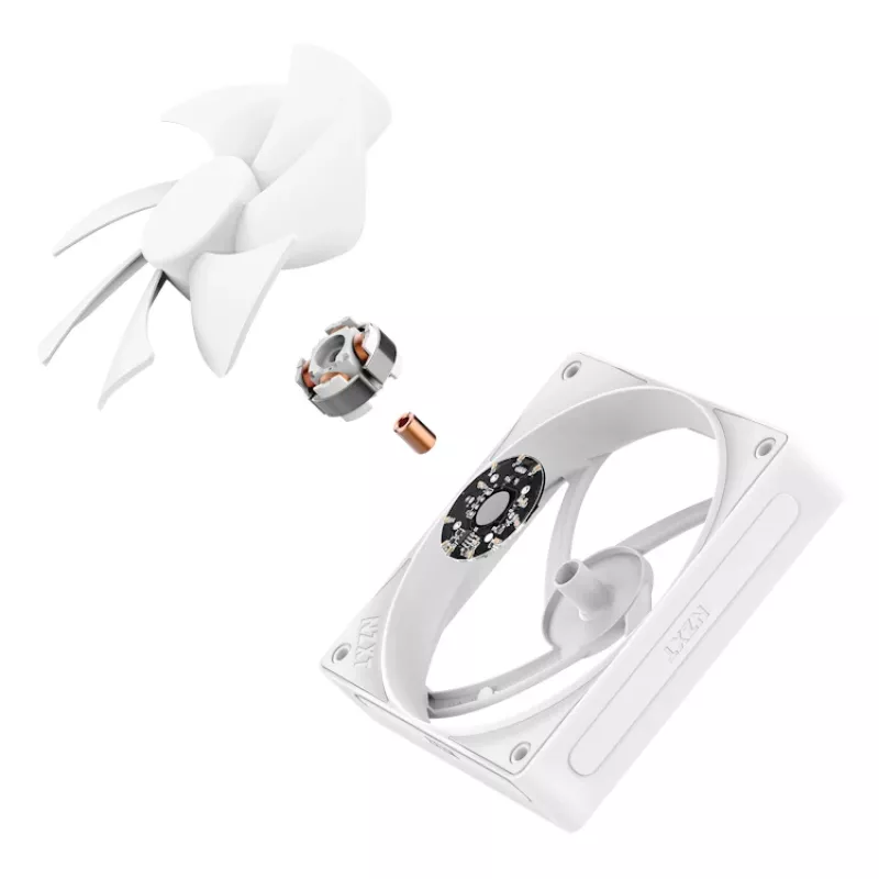 NZXT chladiaci ventilátor F120p 120mm biely Static Pressure