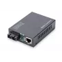 DIGITUS mediálny konvertor, multimode 10/100Base-TX na 100Base-FX, vrát. napájací zdroj SC konektor samec, až do 2 km