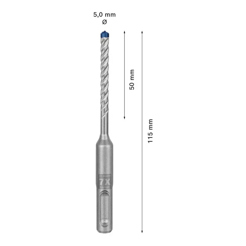 Vrták Bosch SDS plus-7X 5 mm 115 mm