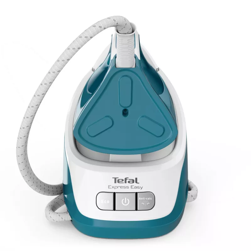 Tefal Express Easy SV6131E0 naparovacia žehliaca stanica, 5,8 bar, 120 g/min, parný ráz 350 g/min, 1,7 l, automatické vypnutie, biela/tyrkysová