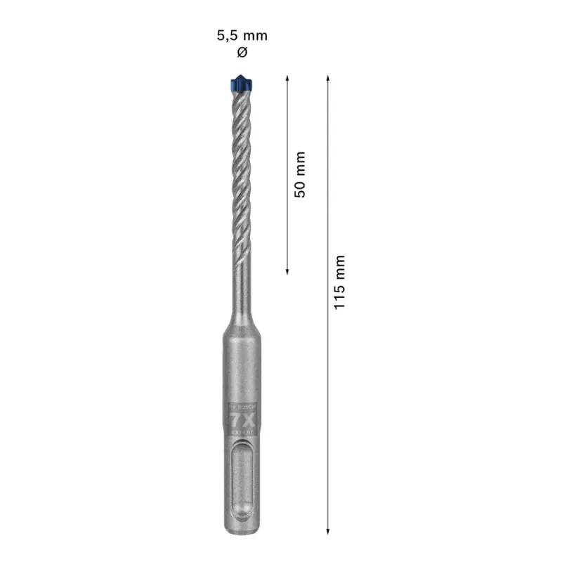 Vrták Bosch SDS plus-7X 5,5 mm 115 mm
