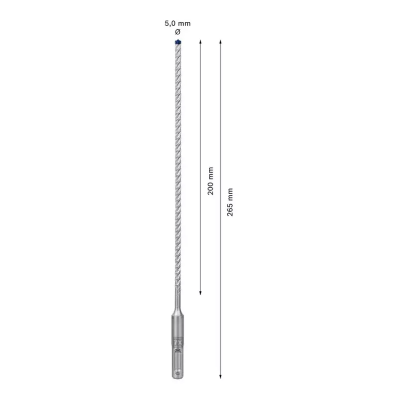 Vrták Bosch SDS plus-7X 5 mm 265 mm
