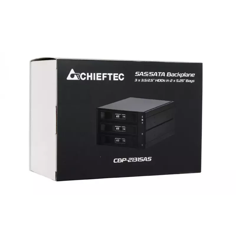 Chieftec CBP-2131SAS zásuvka disku nosný panel čierna