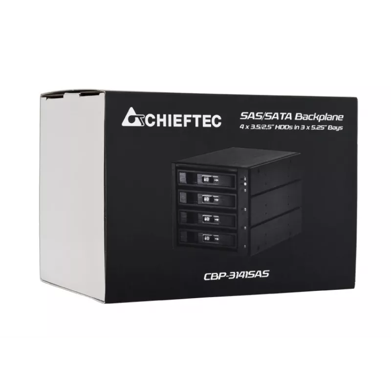 Chieftec CBP-3141SAS kryt šachty disku čierny