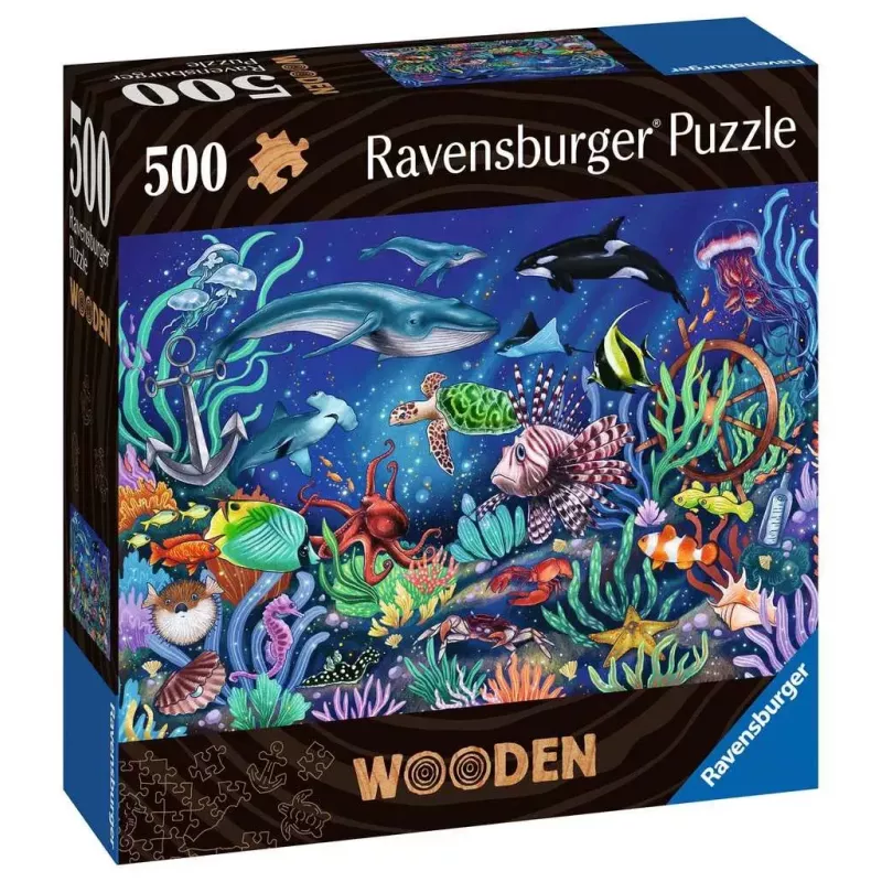 Ravensburger 17515 puzzle 500 dielikov zvieratá pod morom