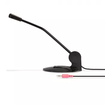 Lindy 3,5mm stolný audio mikrofón, konferenčný mikrofón, 54 dB, 30 - 10000 Hz, 0,5 %, 2200 Ω, jednosmerný