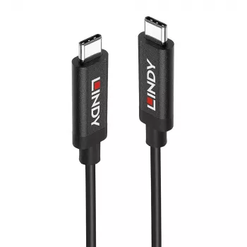 Lindy 5m aktívny USB 3.2 Gen 2 C/C kábel, 5 m, USB C, USB C, USB 3.2 Gen 2 (3.1 Gen 2), 10 Gbit/s, čierna