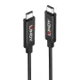 Lindy 5m aktívny USB 3.2 Gen 2 C/C kábel, 5 m, USB C, USB C, USB 3.2 Gen 2 (3.1 Gen 2), 10 Gbit/s, čierna