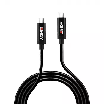 Lindy 5m aktívny USB 3.2 Gen 2 C/C kábel, 5 m, USB C, USB C, USB 3.2 Gen 2 (3.1 Gen 2), 10 Gbit/s, čierna