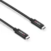 Lindy 5m aktívny USB 3.2 Gen 2 C/C kábel, 5 m, USB C, USB C, USB 3.2 Gen 2 (3.1 Gen 2), 10 Gbit/s, čierna