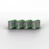 Lindy USB port blocker (bez kľúča) – balenie 10 ks, farebný kód: zelená