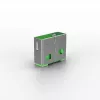 Lindy USB port blocker (bez kľúča) – balenie 10 ks, farebný kód: zelená