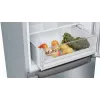 Bosch Serie 2 KGN33NLEB chladnička s mrazničkou, voľne stojaca, 279 l, No Frost, E, nehrdzavejúca oceľ