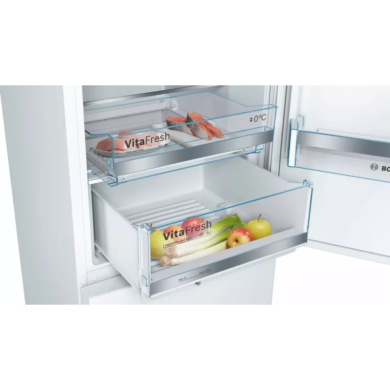 Bosch Serie 6 KGE36AWCA chladnička s mrazničkou voľne stojaca 308 l biela