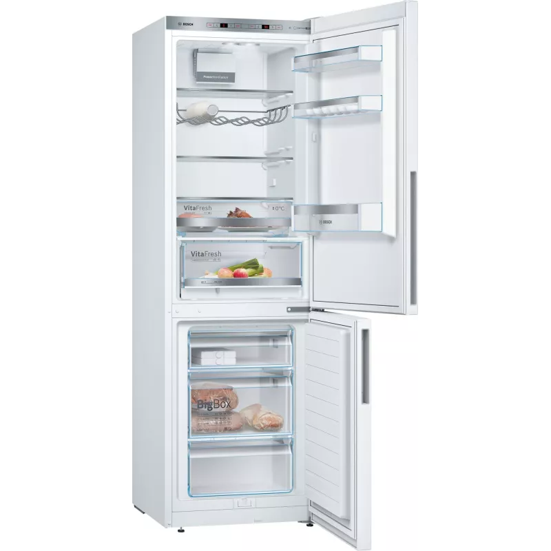 Bosch Serie 6 KGE36AWCA chladnička s mrazničkou voľne stojaca 308 l biela