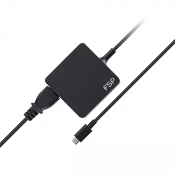 FSP NB C 65 adaptér PD, výstup: 5 V, 9 V, 12 V, 15 V, 20 V, univerzálny, interiér, 100 - 240 V, 50/60 Hz, 65 W, 5 - 20 V