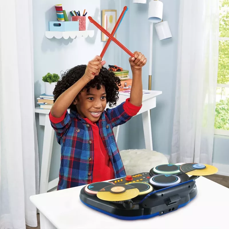 VTech Kidimagic DJ Drums 80-572604 hudobná hračka, 6-12 rokov