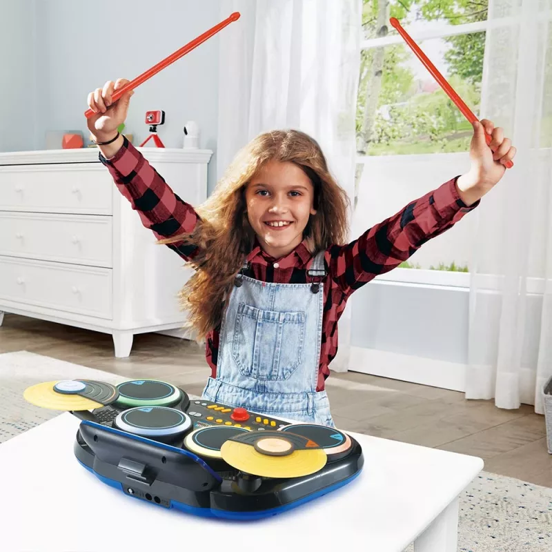 VTech Kidimagic DJ Drums 80-572604 hudobná hračka, 6-12 rokov