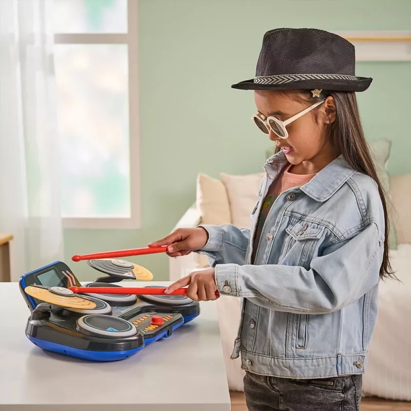 VTech Kidimagic DJ Drums 80-572604 hudobná hračka, 6-12 rokov