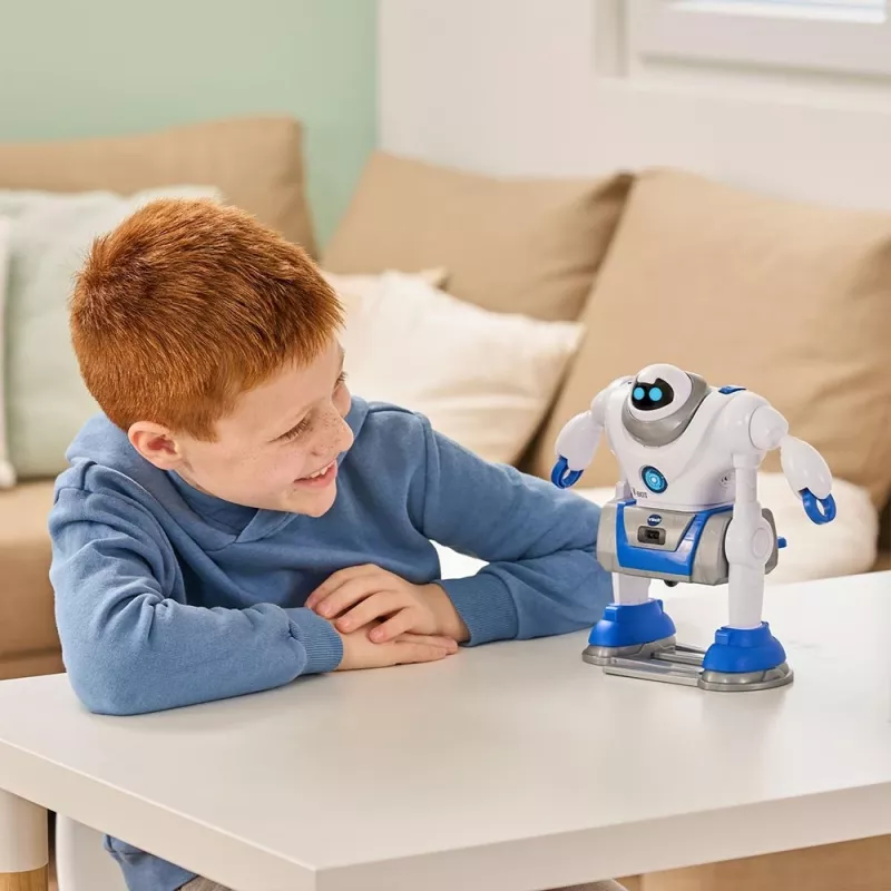 VTech V-Bot, chlapec/dievča, 5 rok(ov), so zvukom VTech V-Bot. Typ batérie: AA. Farba produktu: čierna, modrá, biela