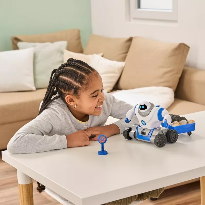 VTech V-Bot, chlapec/dievča, 5 rok(ov), so zvukom VTech V-Bot. Typ batérie: AA. Farba produktu: čierna, modrá, biela