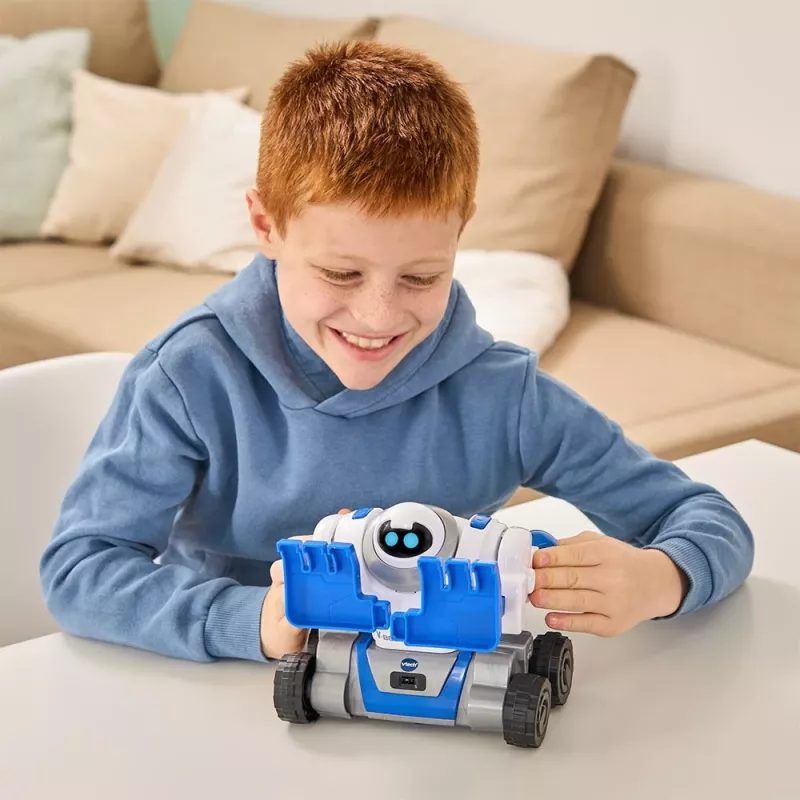 VTech V-Bot, chlapec/dievča, 5 rok(ov), so zvukom VTech V-Bot. Typ batérie: AA. Farba produktu: čierna, modrá, biela