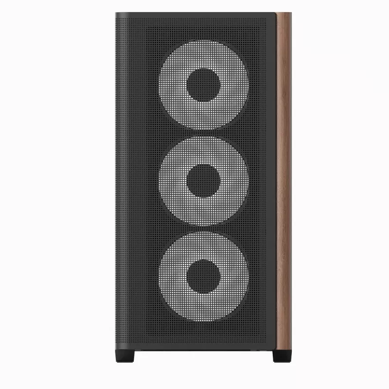Mini Tower PC Aerocool D301A čierna drevo ATX napájací zdroj
