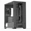 Mini Tower PC Aerocool D301A čierna drevo ATX napájací zdroj
