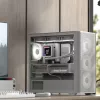 Mini Tower PC Aerocool D301A čierna drevo ATX napájací zdroj