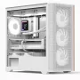 Aerocool D301A Mini Tower biela, drevo